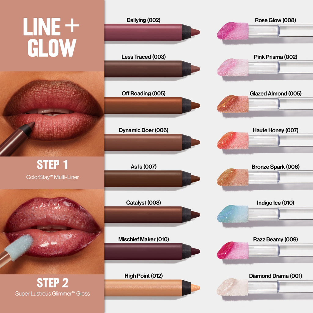 Revlon ColorStay Multi-Liner Makeup for Lips, Face, Eyes, 003 Less Traced, 1 count