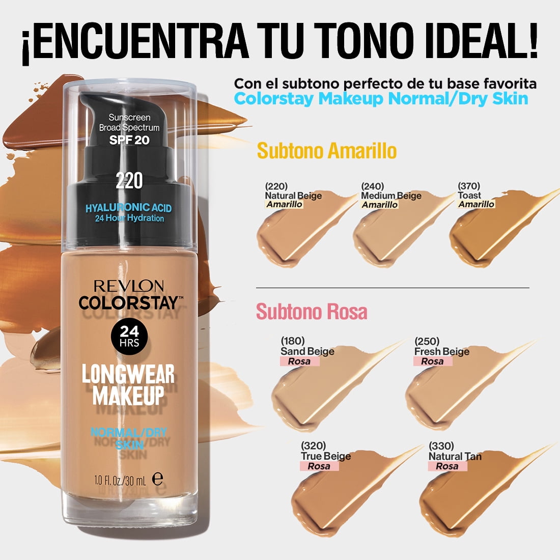Revlon Colorstay for Normal To Dry Skin, #110 Ivory