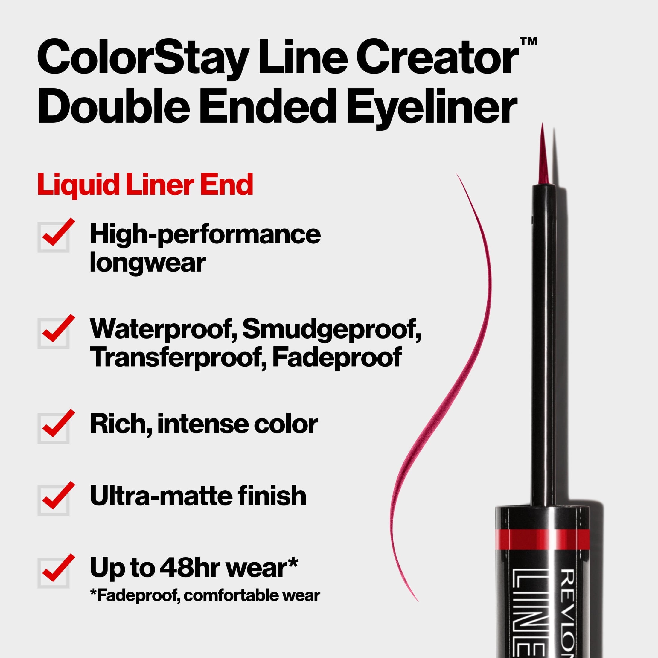 Revlon ColorStay Line Creator Waterproof Eyeliner Pencil, 154 Cool as Ice, 0.004 oz