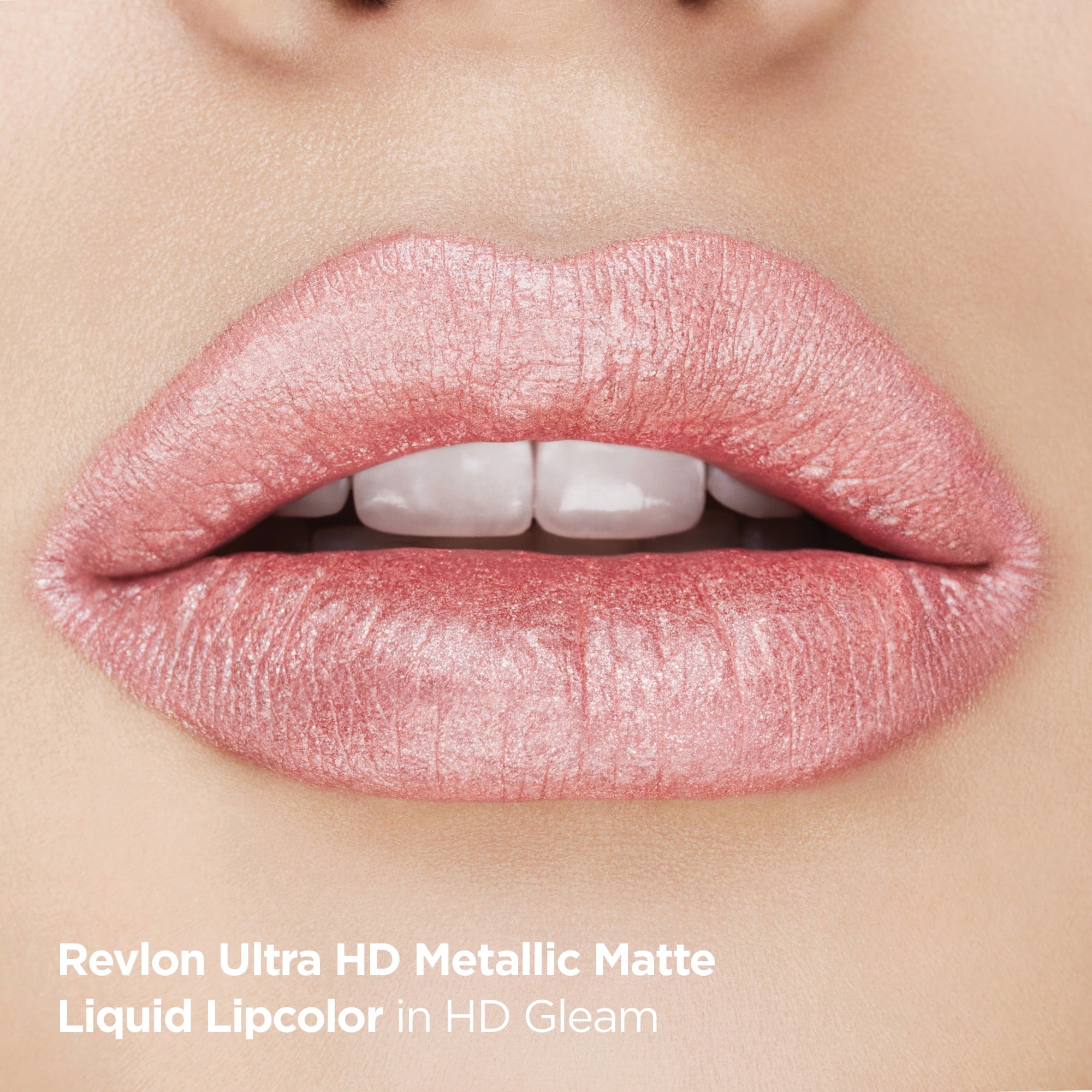 Revlon Ultra HD Metallic Matte Liquid Lipcolor, Liquid Lipstick, 100% Wax-Free, Gleam