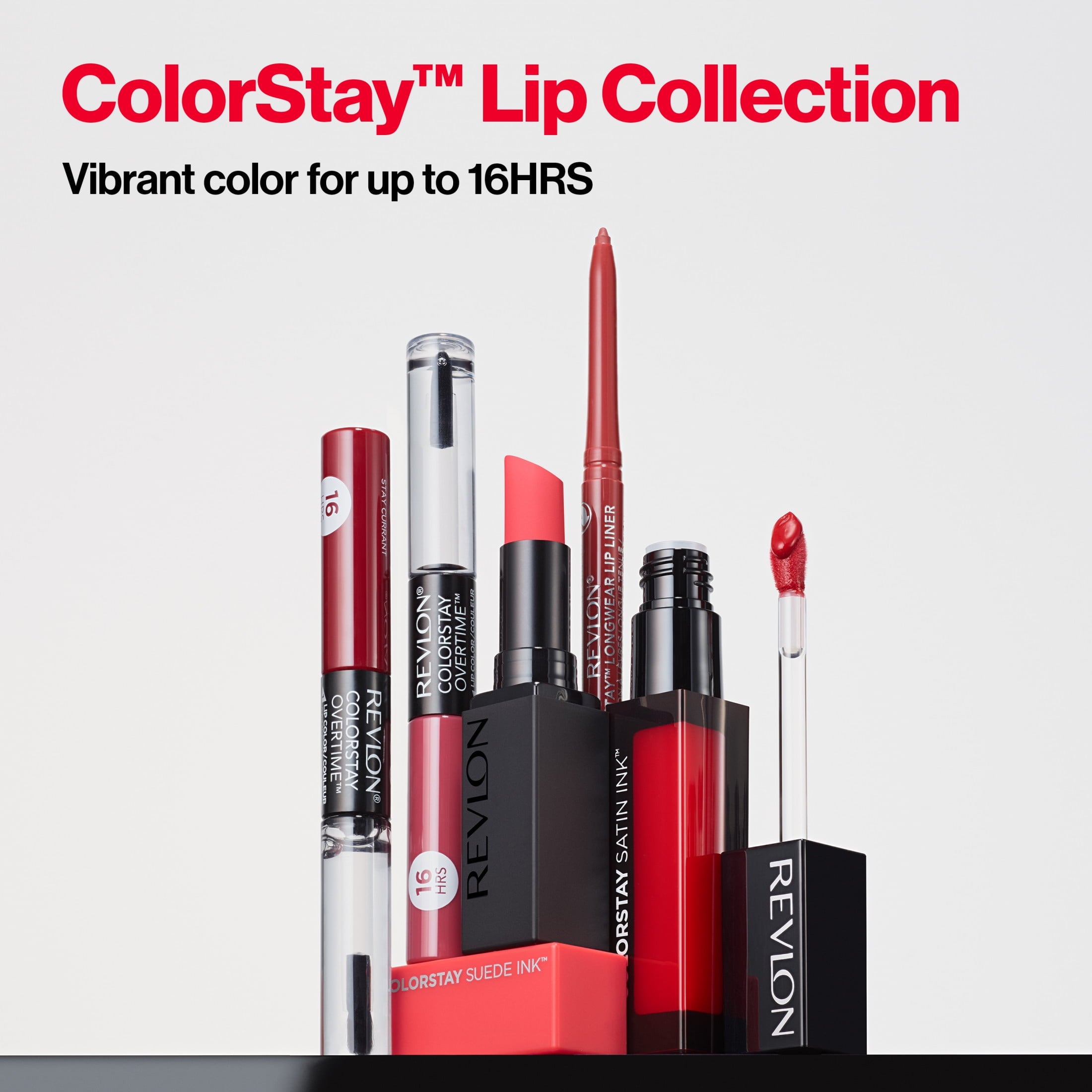 Revlon ColorStay Satin Ink Long Lasting Lipstick with Vitamin E, 023 Up All Night, 0.17 fl oz