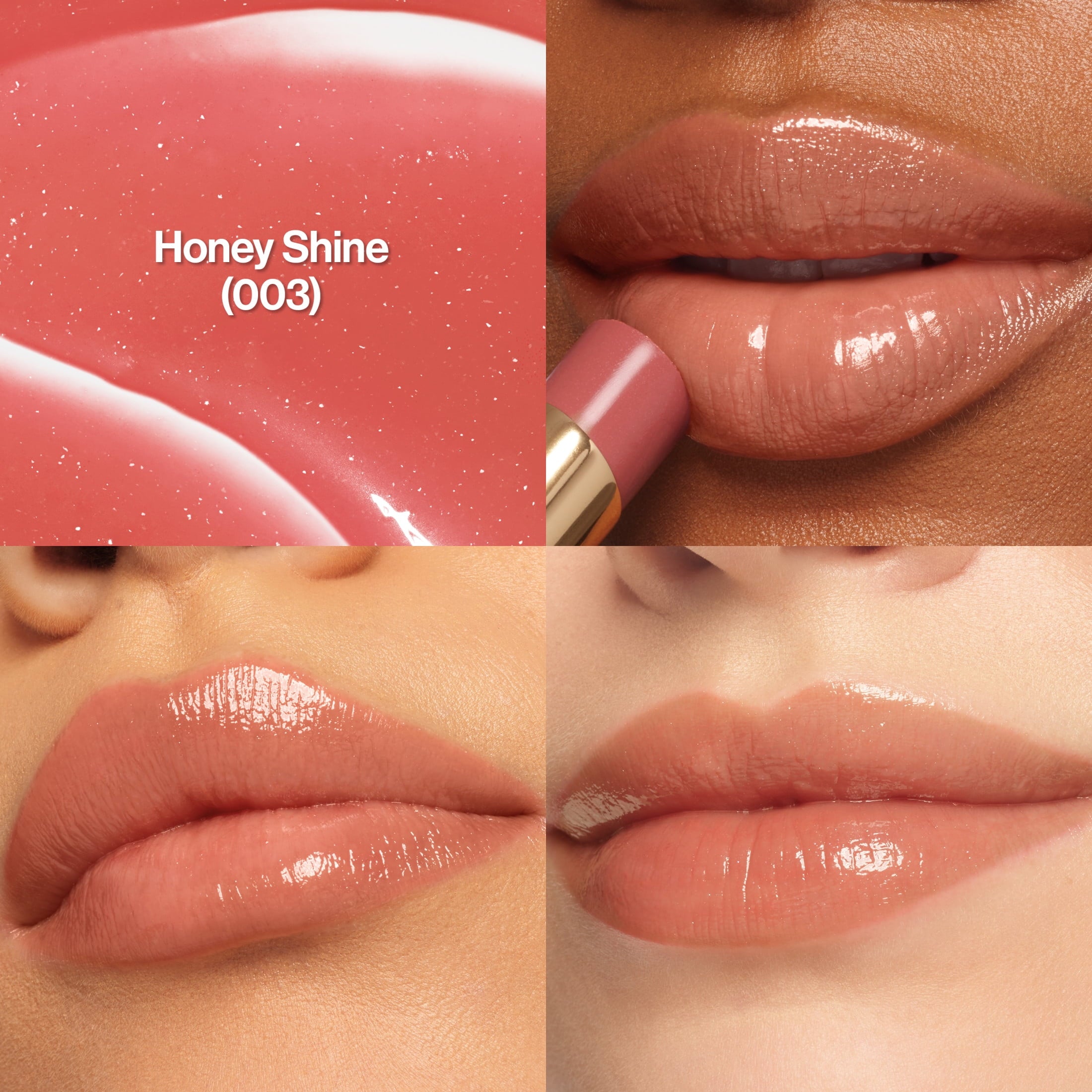 Revlon Super Lustrous Glass Shine Hydrating Tinted Lip Balm, 003 Honey Shine, 0.11 oz