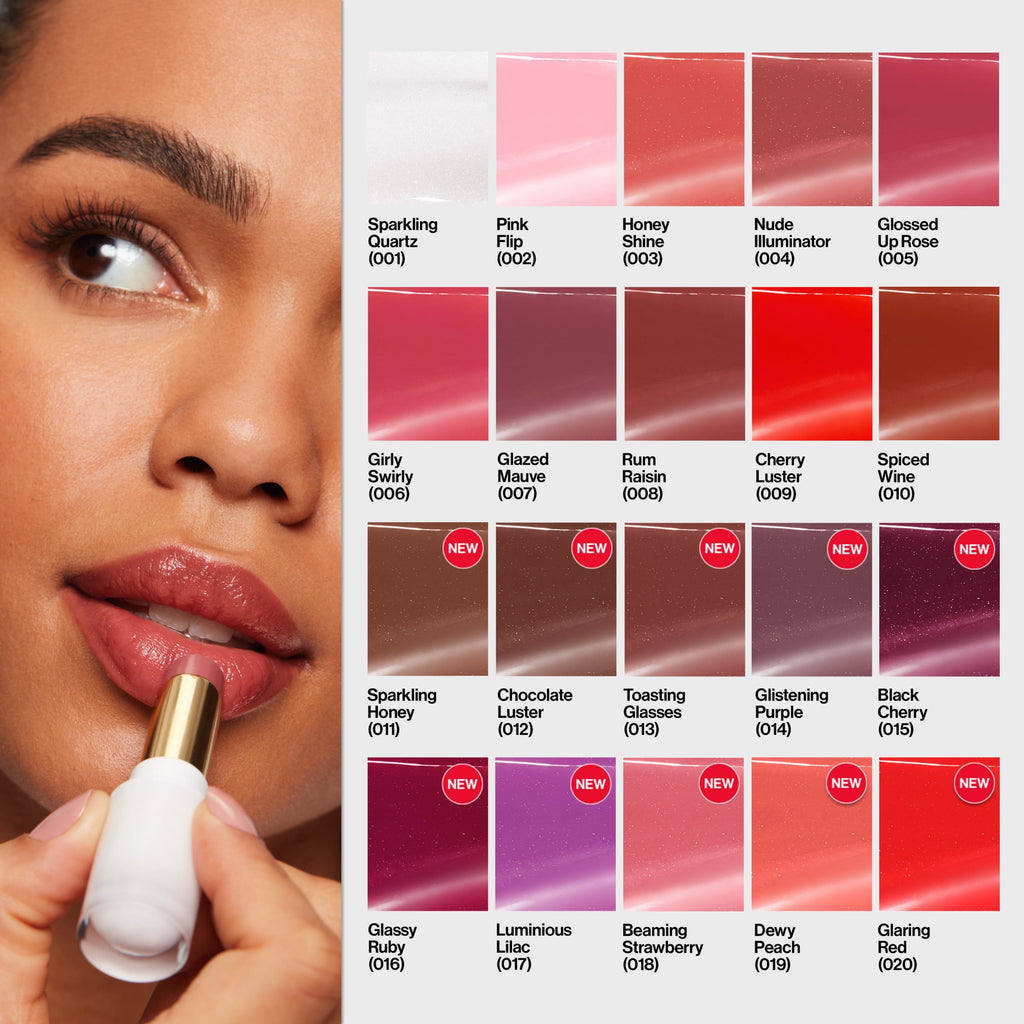 Revlon Super Lustrous Glass Shine Hydrating Tinted Lip Balm, 012 Chocolate Luster, 0.11 oz