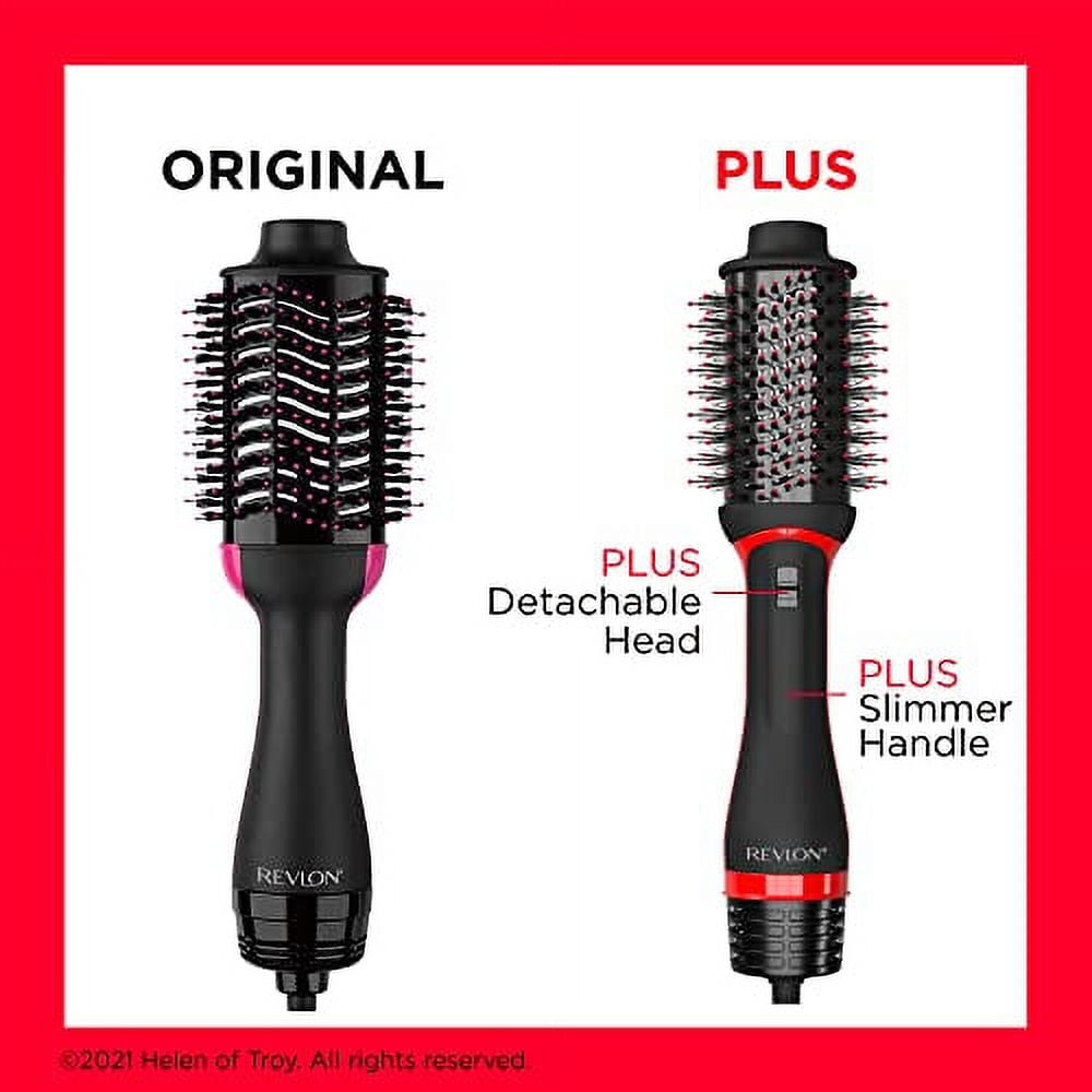 REVLON One-Step Volumizer Enhanced 1.0 Hair Dryer and Hot Air Brush | Now with Improved Motor (Black)