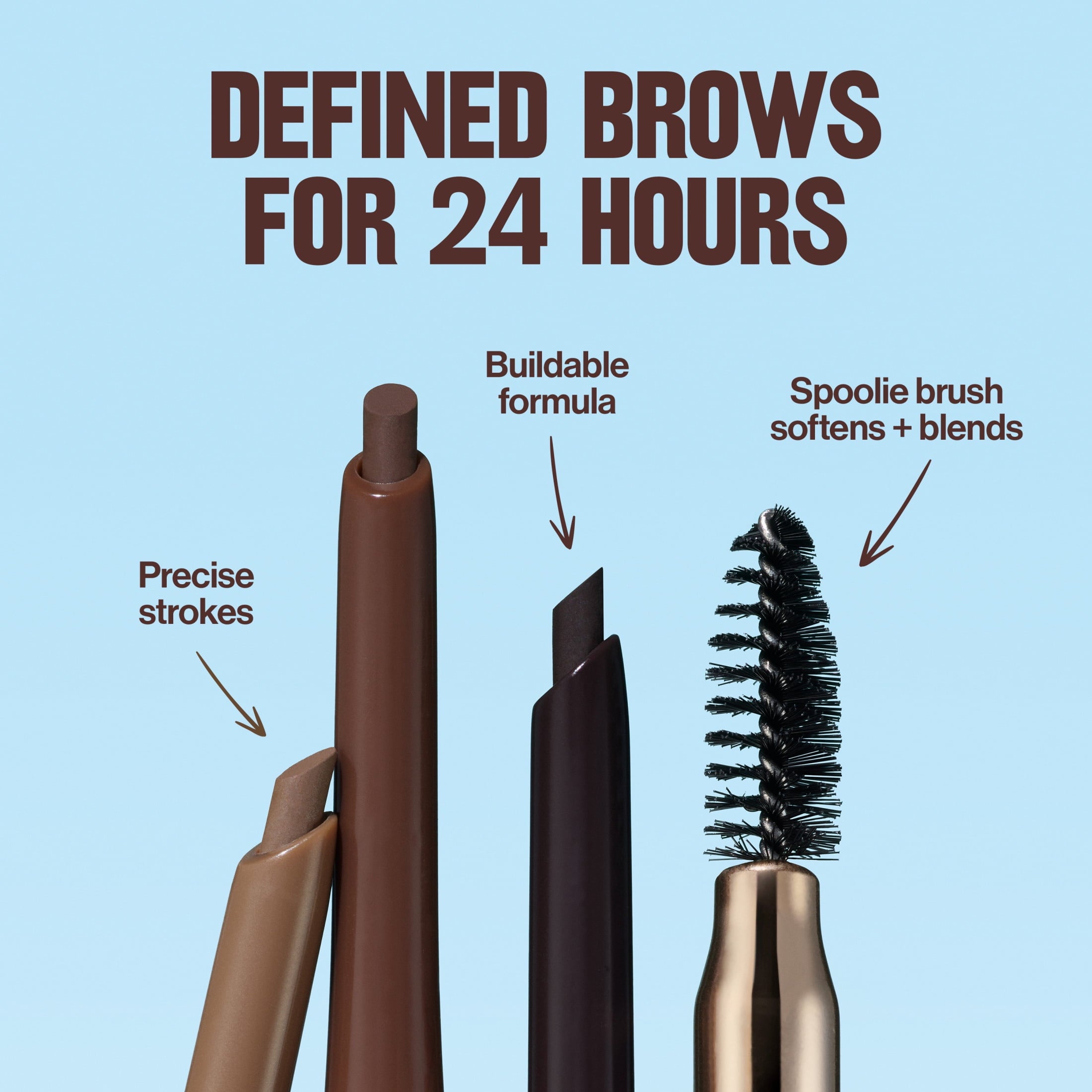 Revlon ColorStay Waterproof Eyebrow Pencil, Mechanical & Long Lasting, 205 Blonde, 0.021 oz