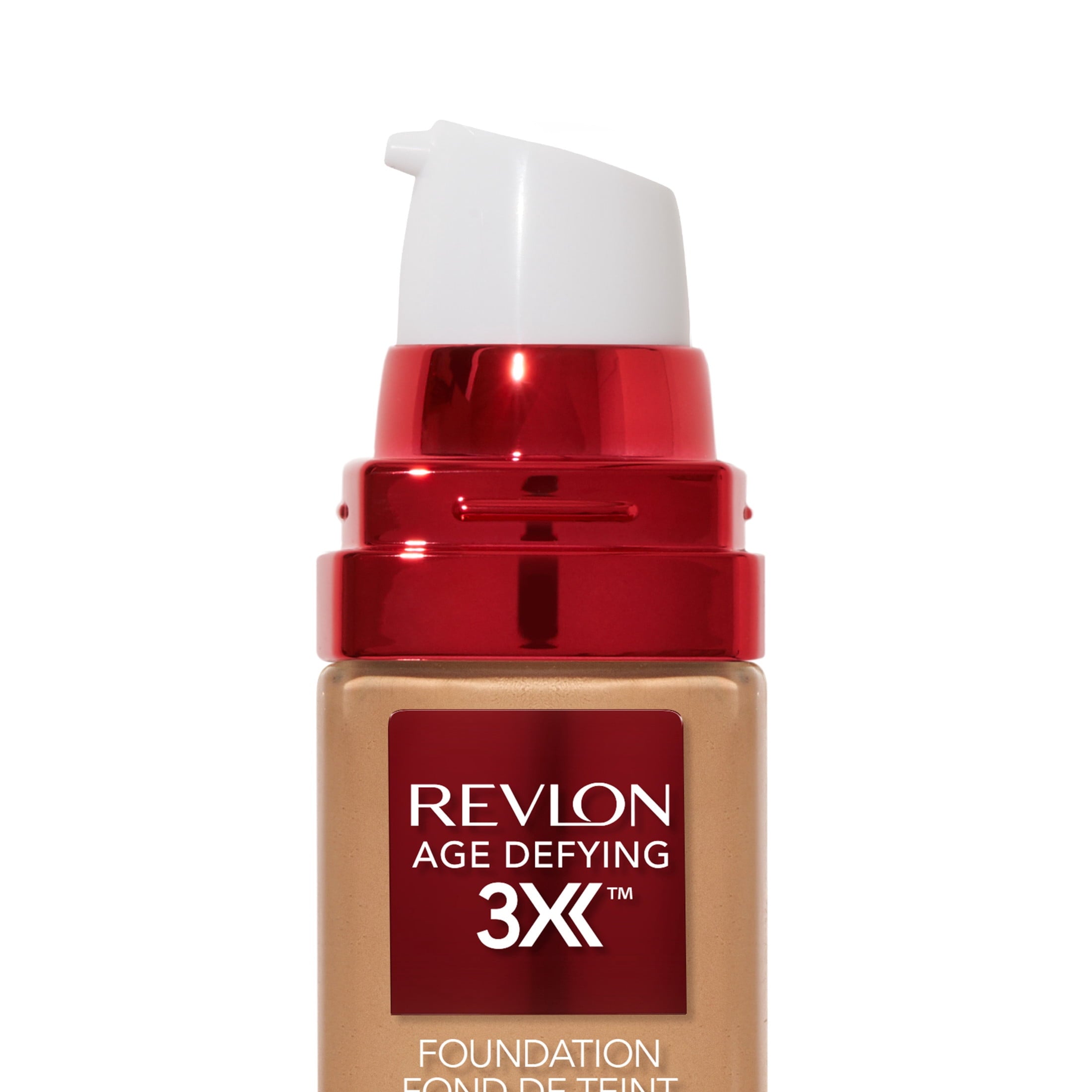 Revlon Age Defying 3X Cream Foundation Makeup, SPF 20, Medium Beige, 1 fl oz