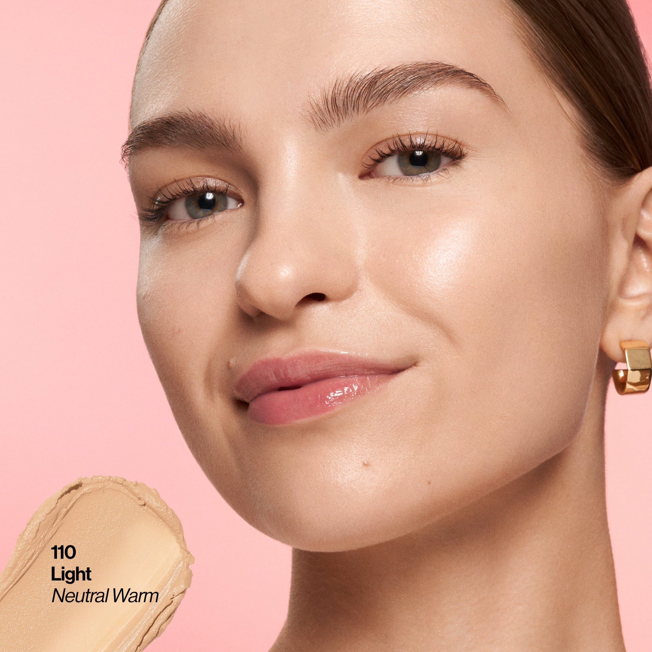 Revlon Glimmer Tinted Facial Moisturizer Stick, Light Coverage Foundation, 110, 0.31 oz
