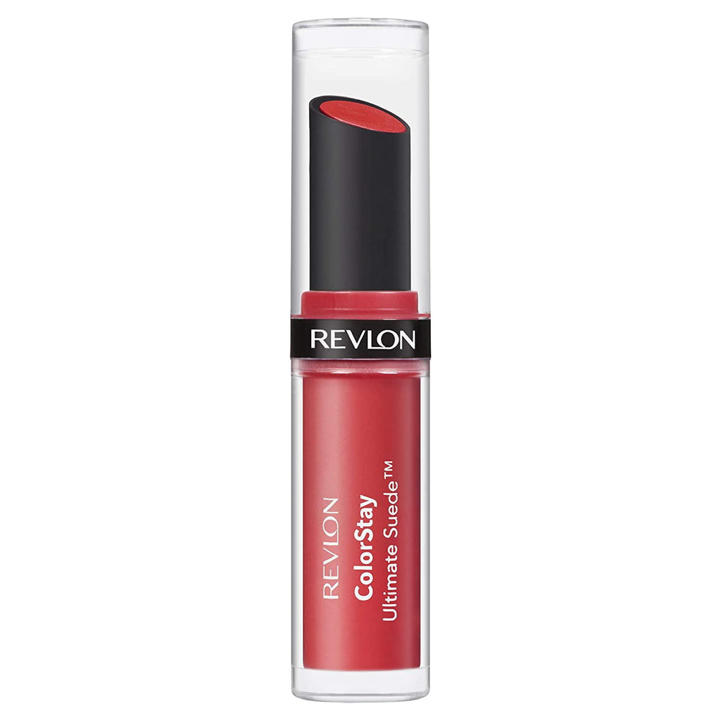 Revlon Lipstick, ColorStay Ultimate Suede Lipstick, High Impact Lip color with Moisturizing Creamy Formula, Infused with Vitamin E, 010 Finale, 0.09 Oz