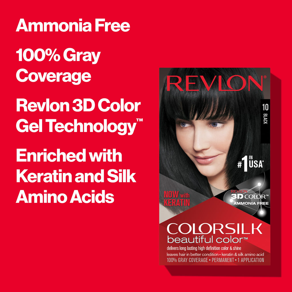 Revlon® colorsilk beautiful color™ permanent liquid hair color