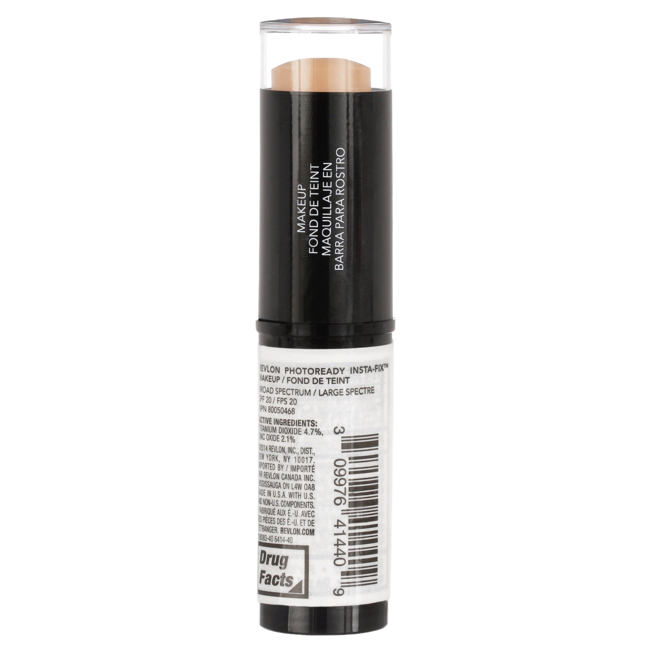 Revlon PhotoReady Insta-Fix Stick Concealer Makeup, Buildable Coverage, 140 Nude, 0.24 fl oz