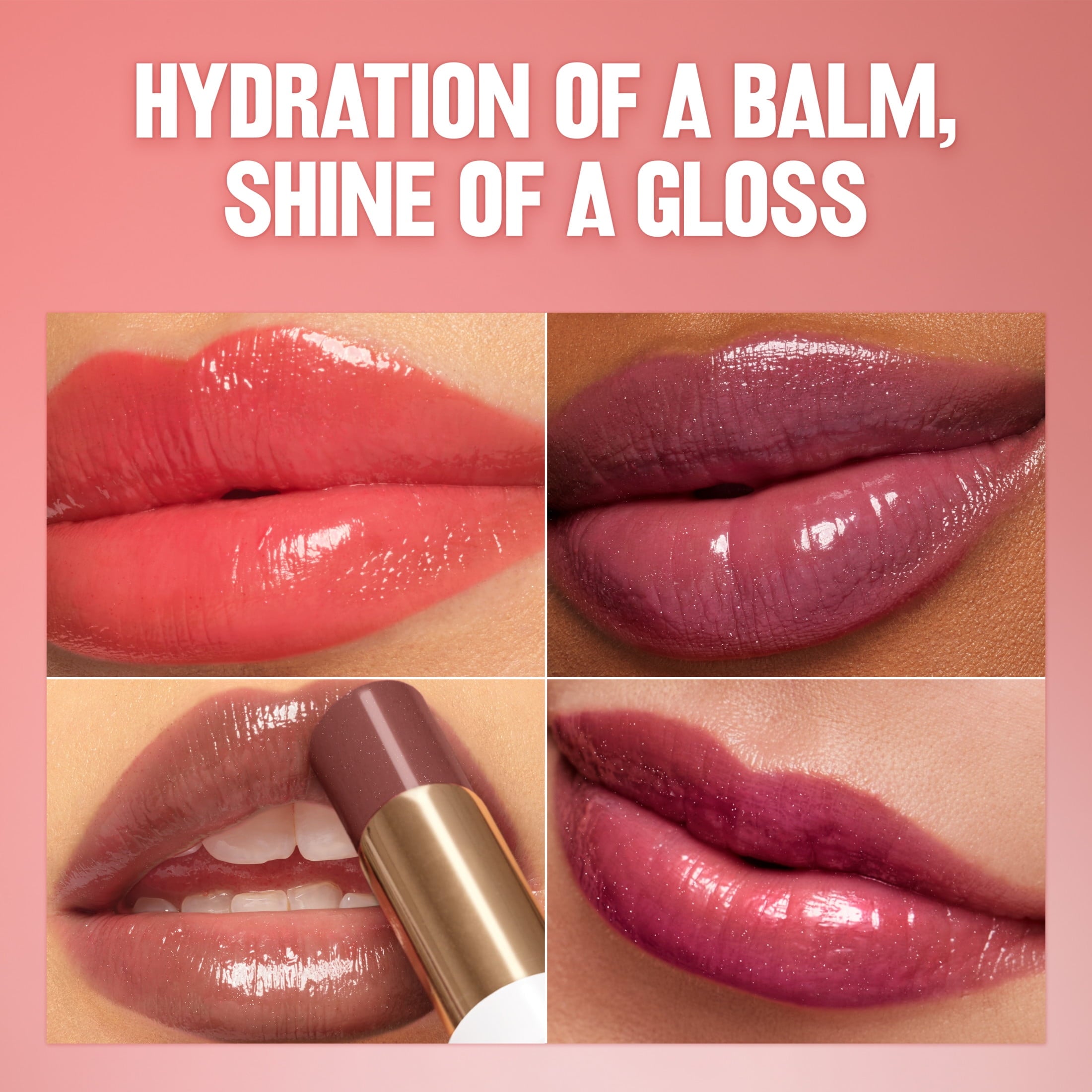Revlon Super Lustrous Glass Shine Hydrating Tinted Lip Balm, 003 Honey Shine, 0.11 oz
