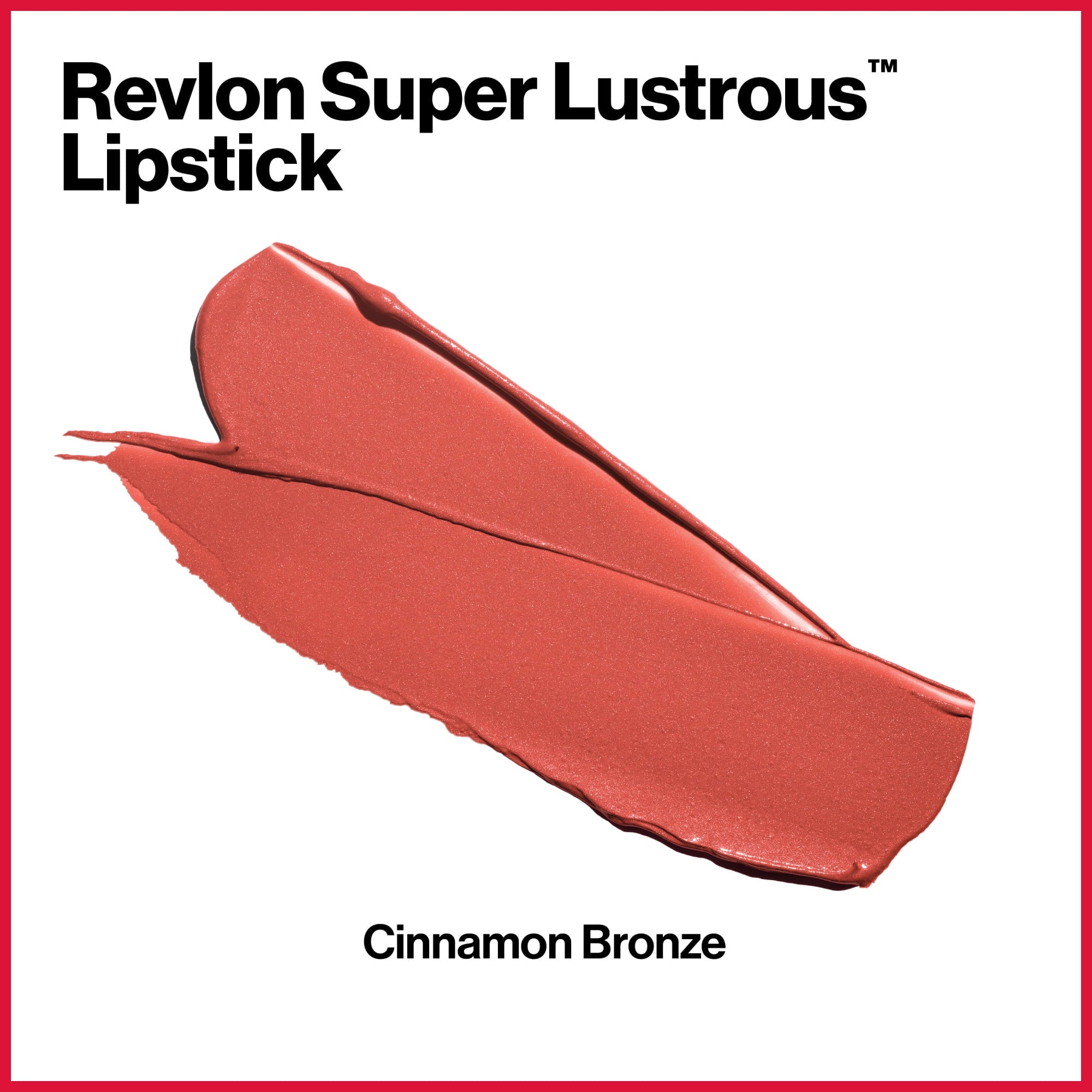 Revlon Super Lustrous Lipstick with Vitamin E and Avocado Oil, Cinnamon Bronze, 0.15 oz
