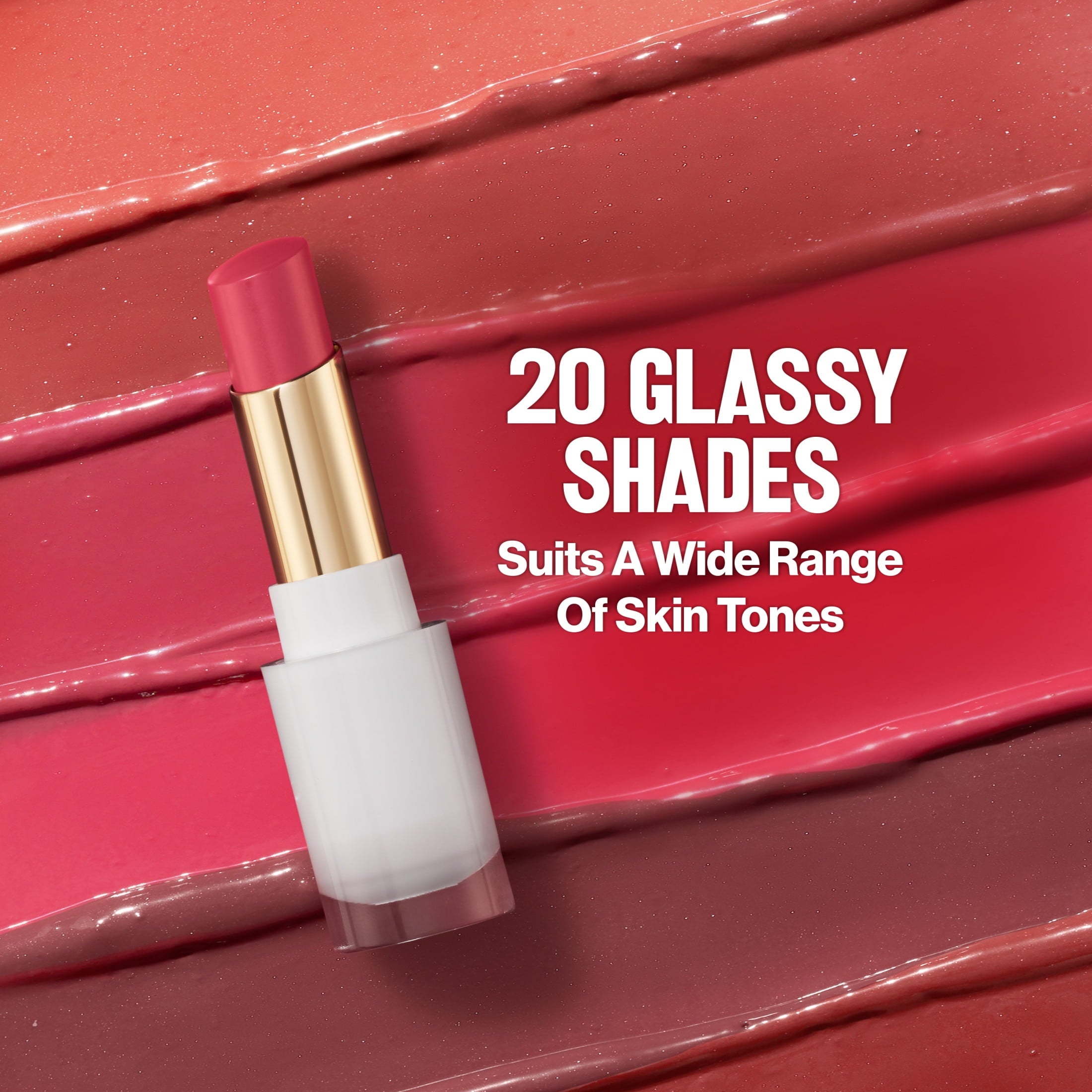 Revlon Super Lustrous Glass Shine Hydrating Tinted Lip Balm, 003 Honey Shine, 0.11 oz