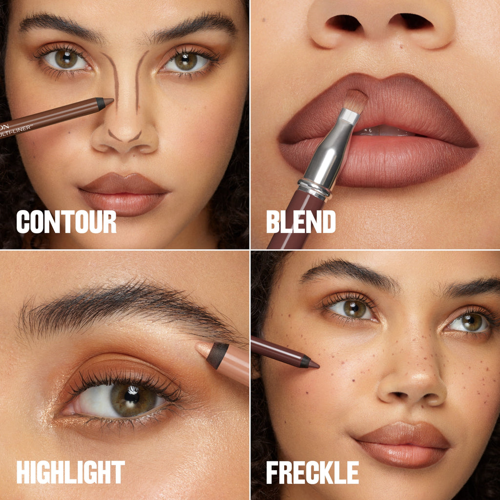 Revlon ColorStay Multi-Liner Makeup for Lips, Face, Eyes, 003 Less Traced, 1 count