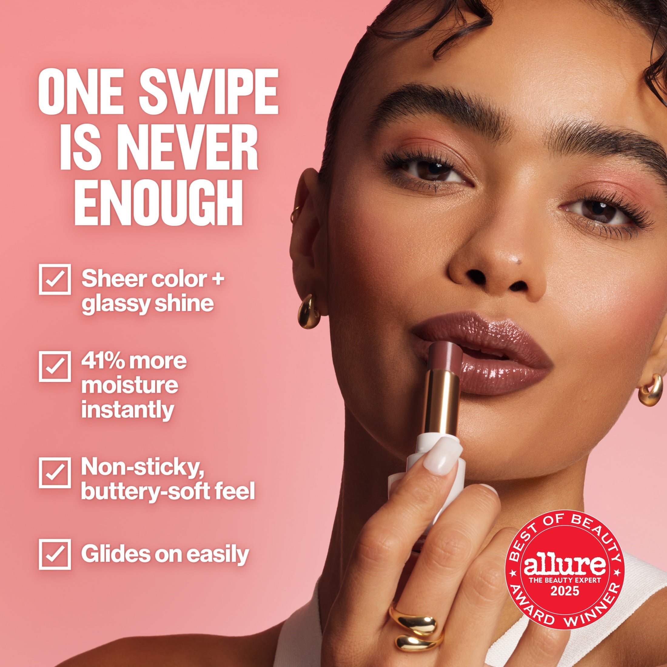 Revlon Super Lustrous Glass Shine Hydrating Tinted Lip Balm, 012 Chocolate Luster, 0.11 oz