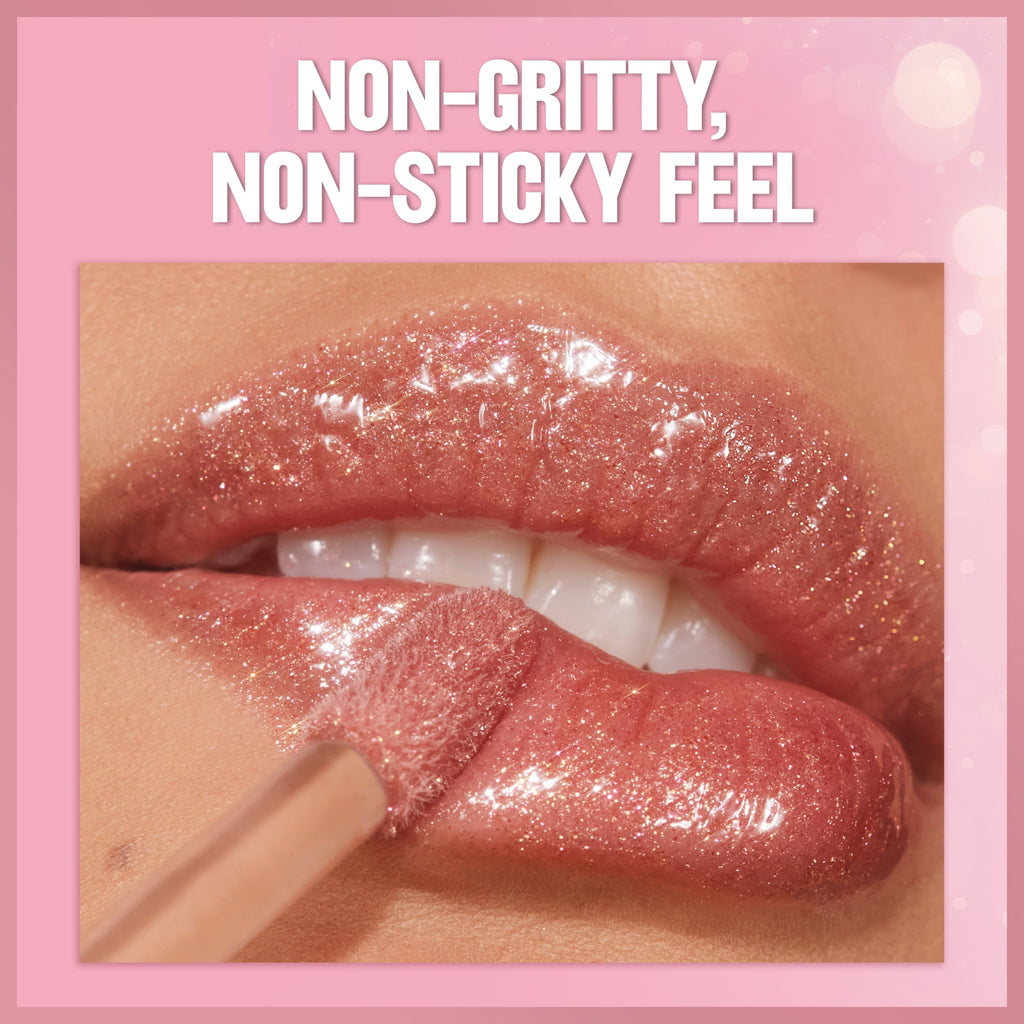 Revlon Super Lustrous Glimmer High-Shine Lip Gloss, 003 Lavender Lust, 0.13 fl oz