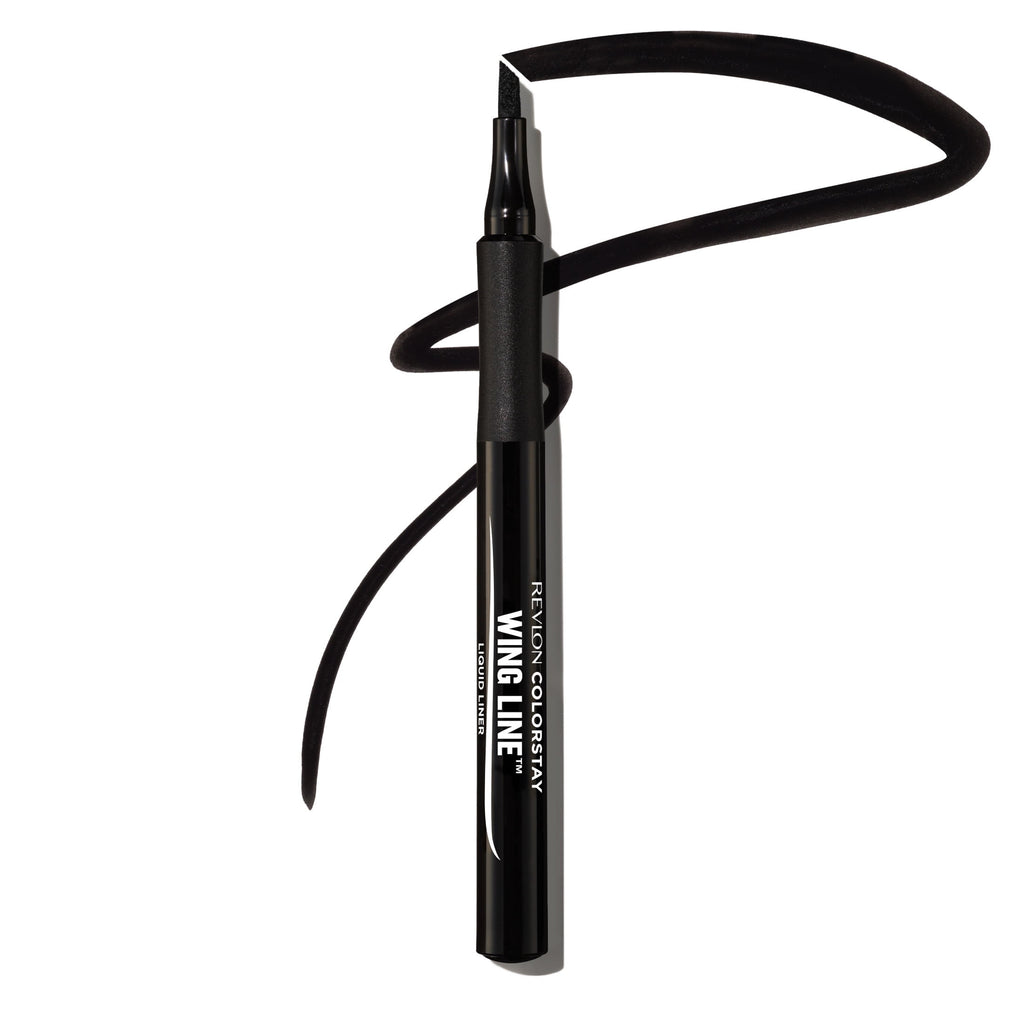 Revlon ColorStay Wing Line Waterproof Liquid Eyeliner, Blackest Black, 0.04 fl oz