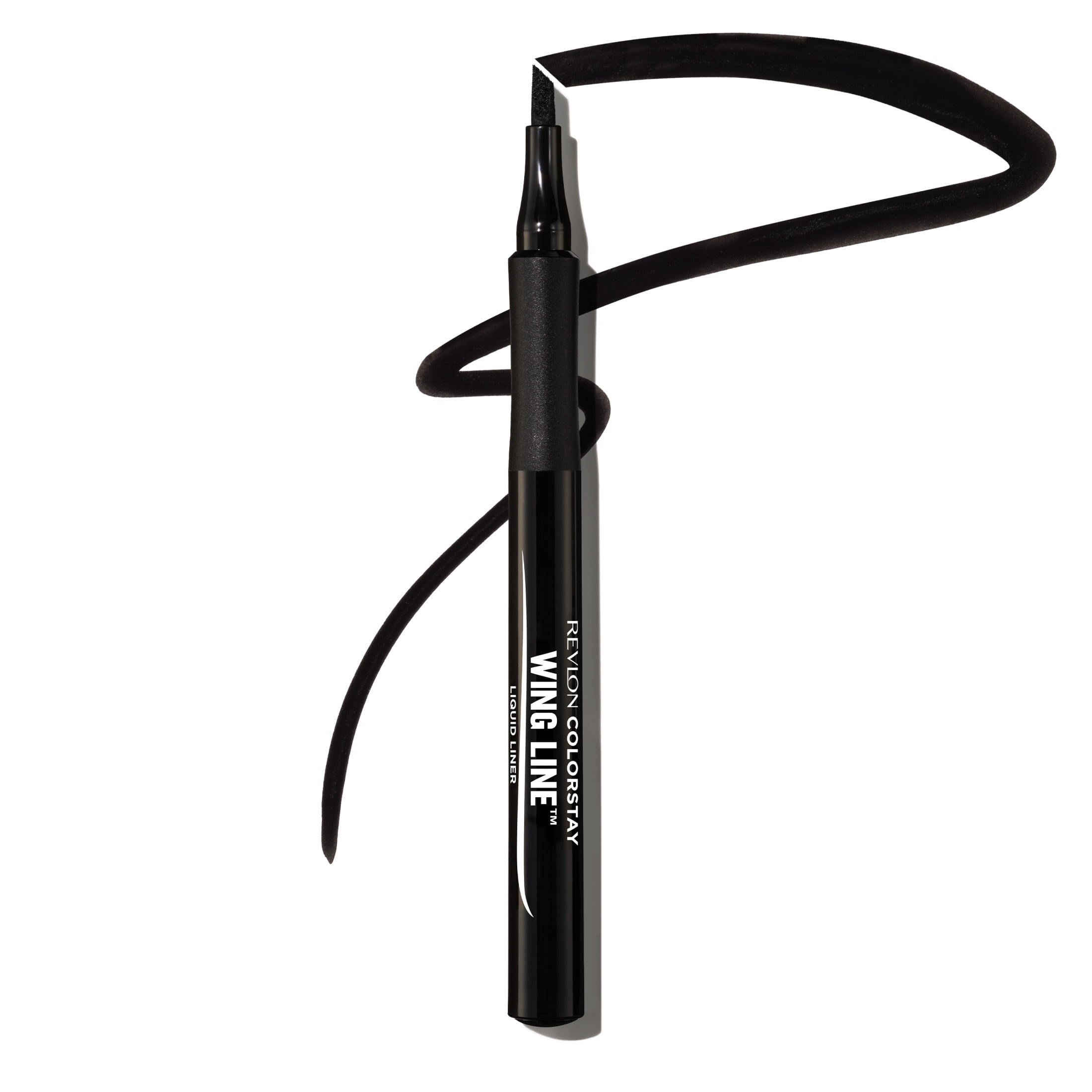 Revlon ColorStay Wing Line Waterproof Liquid Eyeliner, Blackest Black, 0.04 fl oz