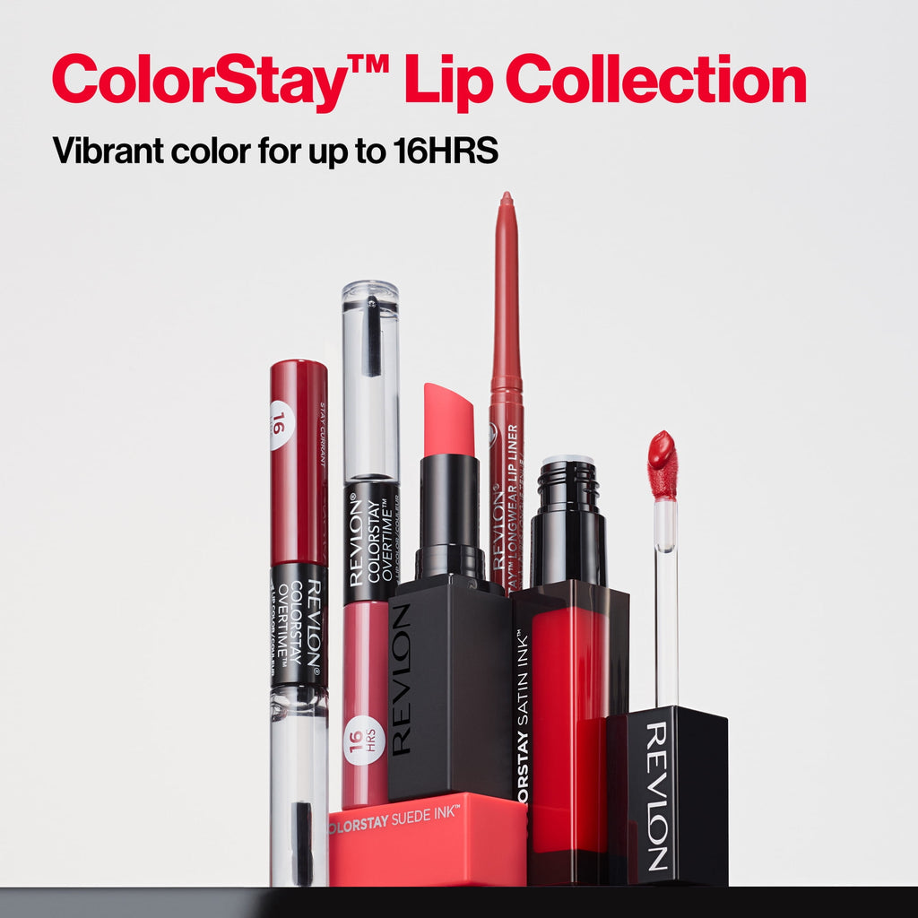 Revlon ColorStay Satin Ink Crown Jewels Long Lasting Lipstick with Vitamin E, 036 Royal Amethyst, 0.17 fl oz.