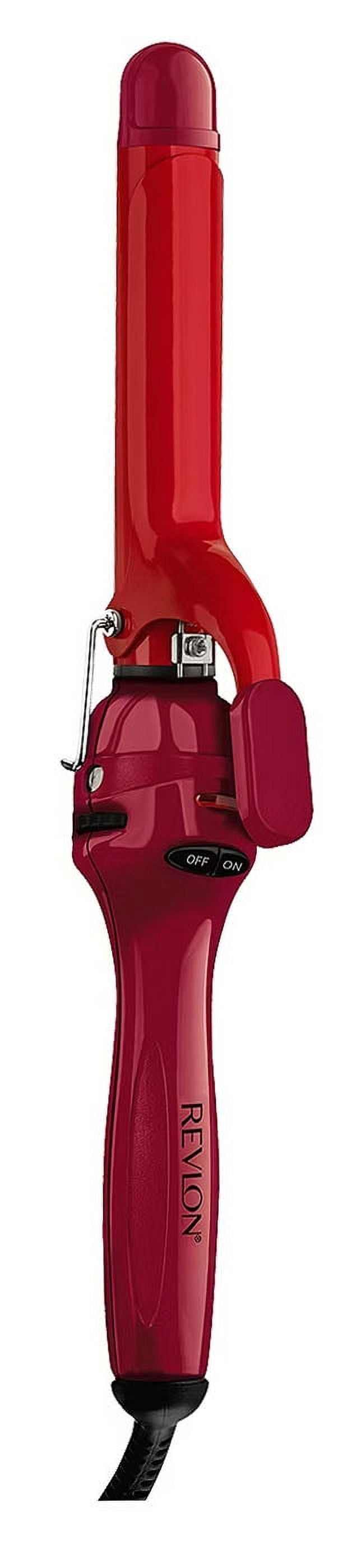 Revlon Take Control of Your Curls 1" Barrel 3X-Coated Ceramic Curling Iron - RED