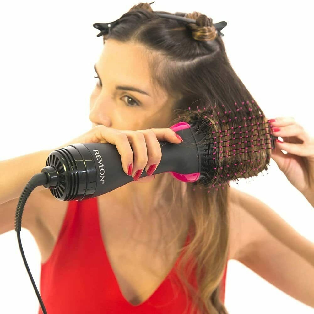 Revlon One-Step Volumizer Hair Dryer and Hot Air Brush with Negative Ion