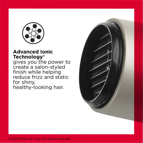 Revlon 1875W Turbo Ceramic + IONIC Hair Dryer, Gray