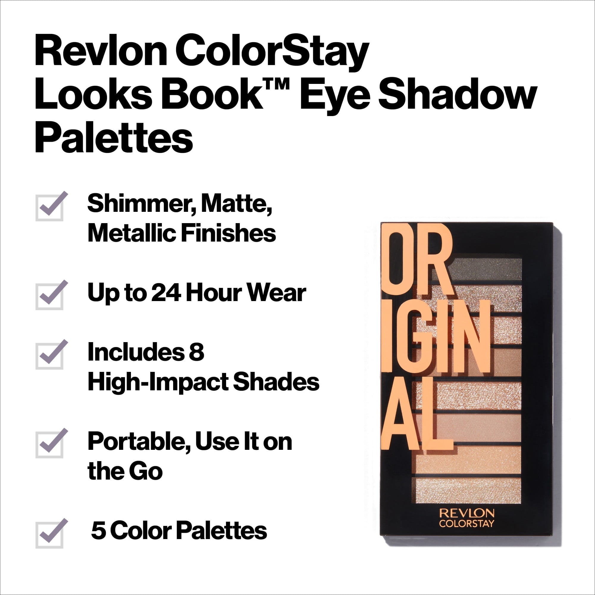 Revlon ColorStay Looks Book Eye Shadow Palette, 940 Insider, 0.12 oz