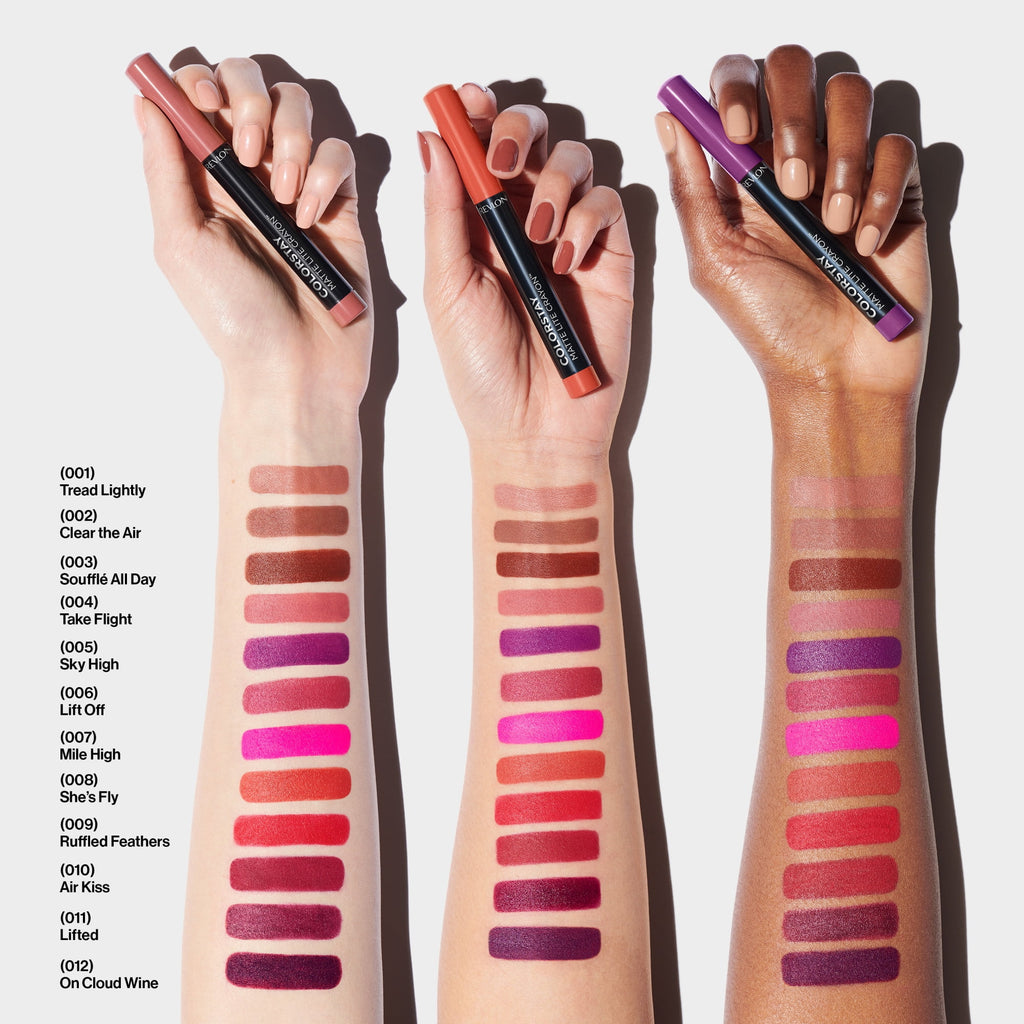 Revlon ColorStay Matte Lite Lip-Crayon, 012 On Cloud Wine, 0.049 oz