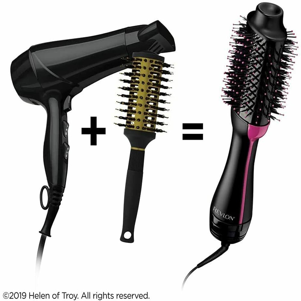 Revlon One-Step Volumizer Hair Dryer and Hot Air Brush with Negative Ion