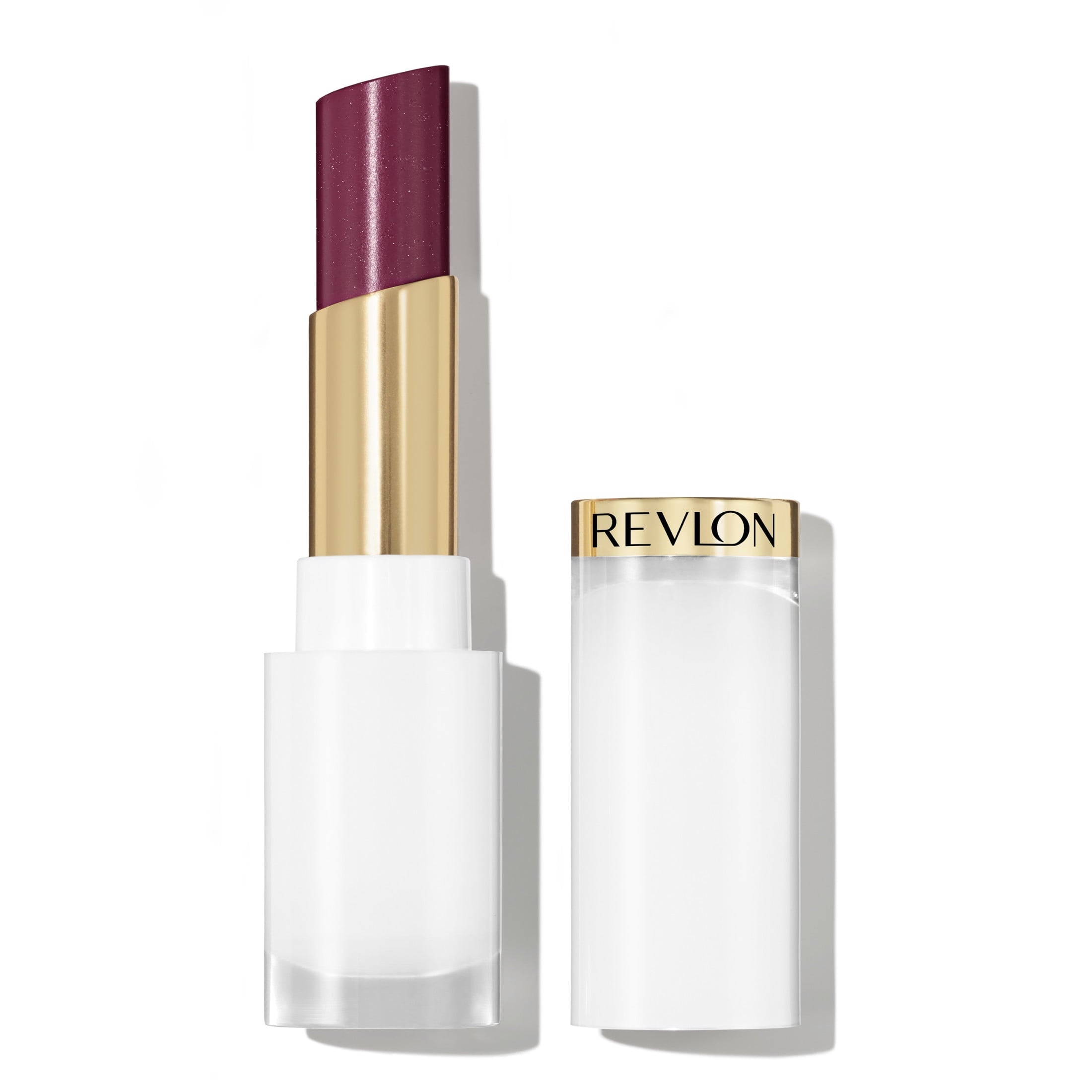 Revlon Super Lustrous Glass Shine Hydrating Tinted Lip Balm, 015 Black Cherry, 0.11 oz