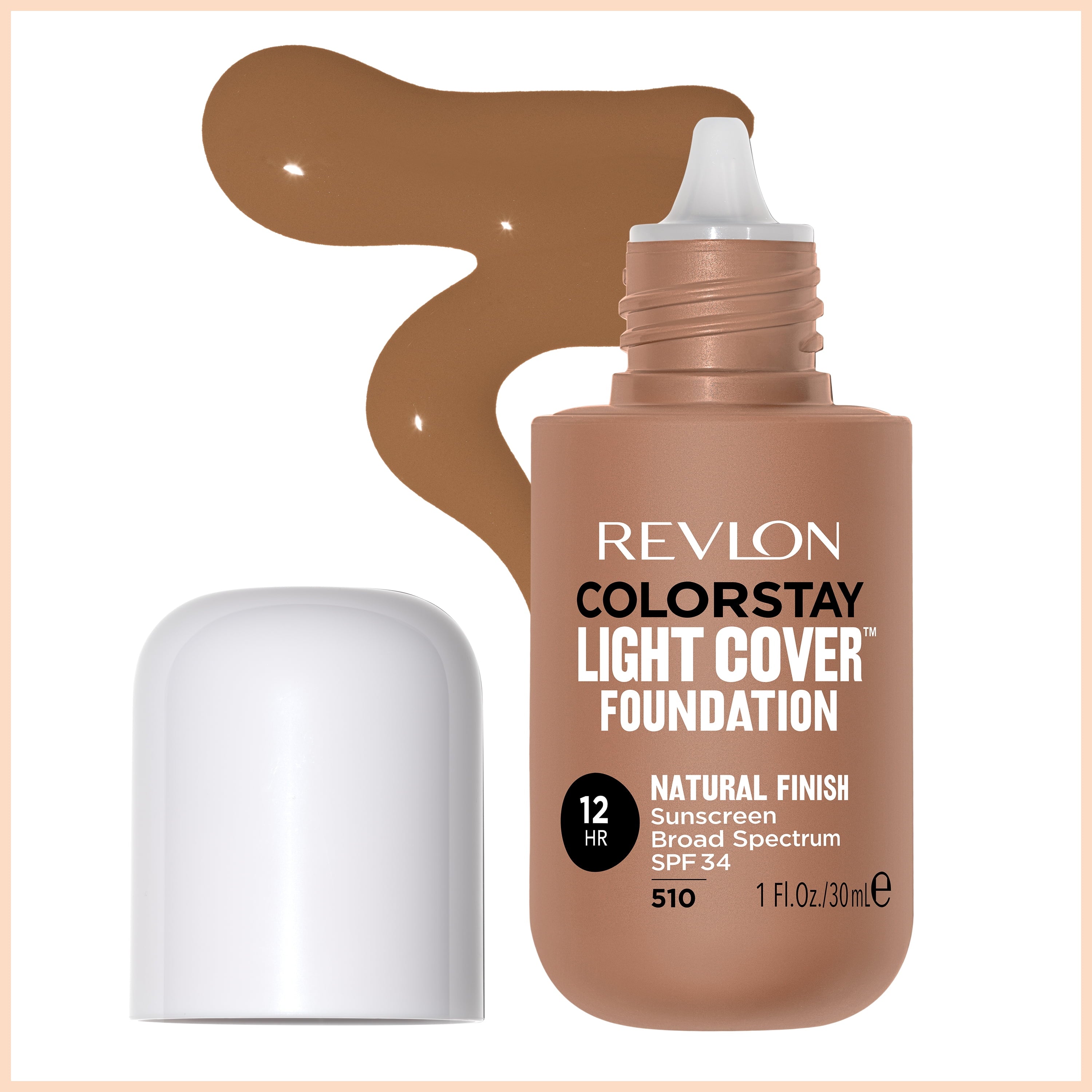 Revlon ColorStay Light Cover Liquid Foundation, 510 Cappuccino, 1 fl. Oz