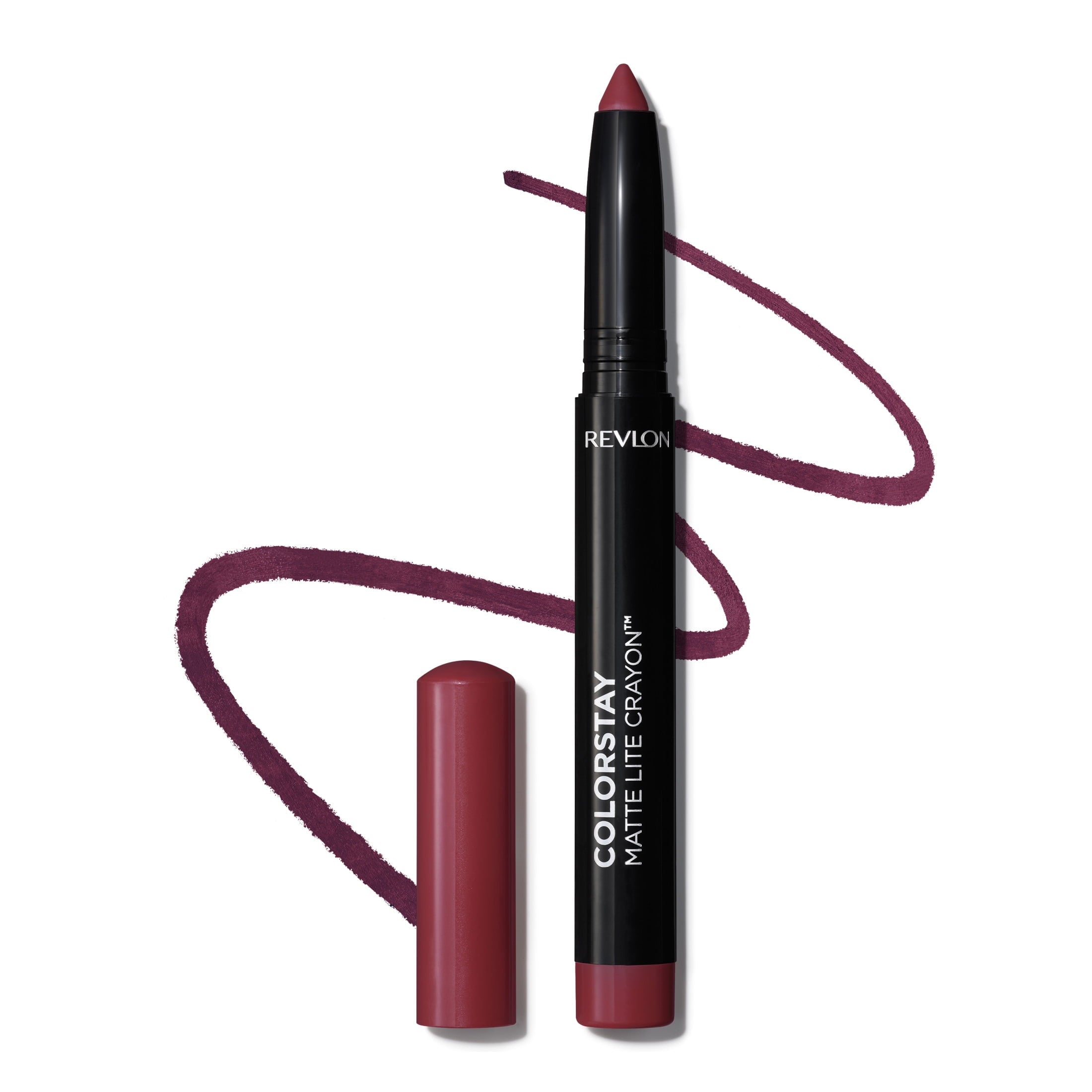 Revlon ColorStay Matte Lite Lip-Crayon, 012 On Cloud Wine, 0.049 oz
