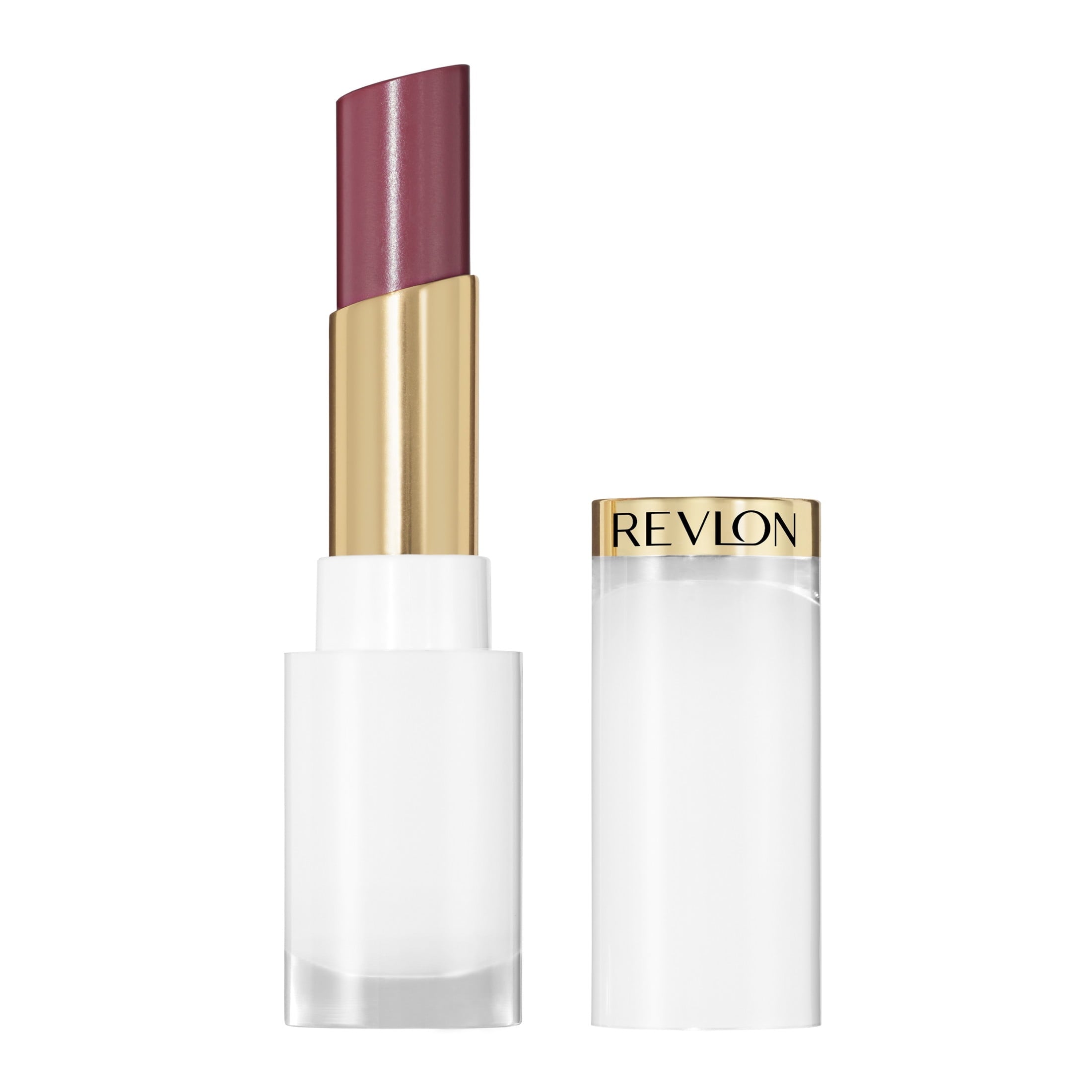Revlon Super Lustrous Glass Shine Hydrating Tinted Lip Balm, 007 Glazed Mauve, 0.11 oz