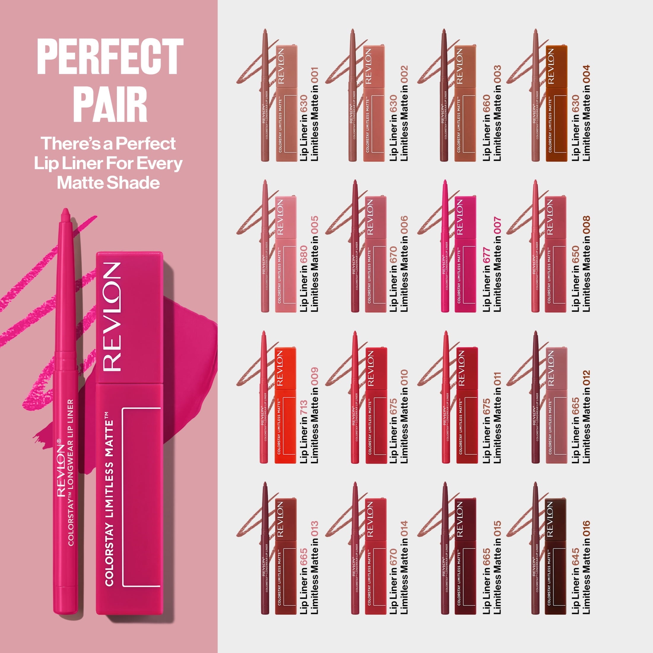 Revlon ColorStay Limitless Matte Liquid Lipstick, 24HR Wear, 015 Hype Girl, 0.17 fl oz