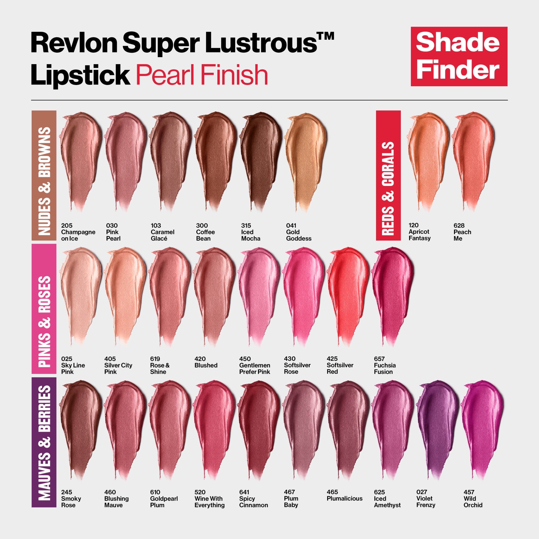 Revlon Super Lustrous Pearl Lipstick, Creamy Formula, 300 Coffee Bean, 0.15 oz