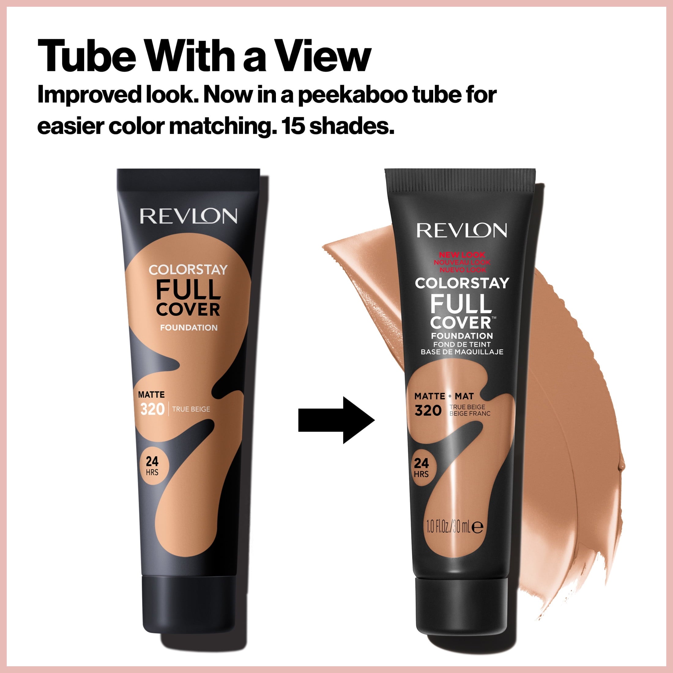Revlon ColorStay Full Coverage Cream Foundation Makeup, Matte Finish, 220 Natural Beige, 1.0 fl oz