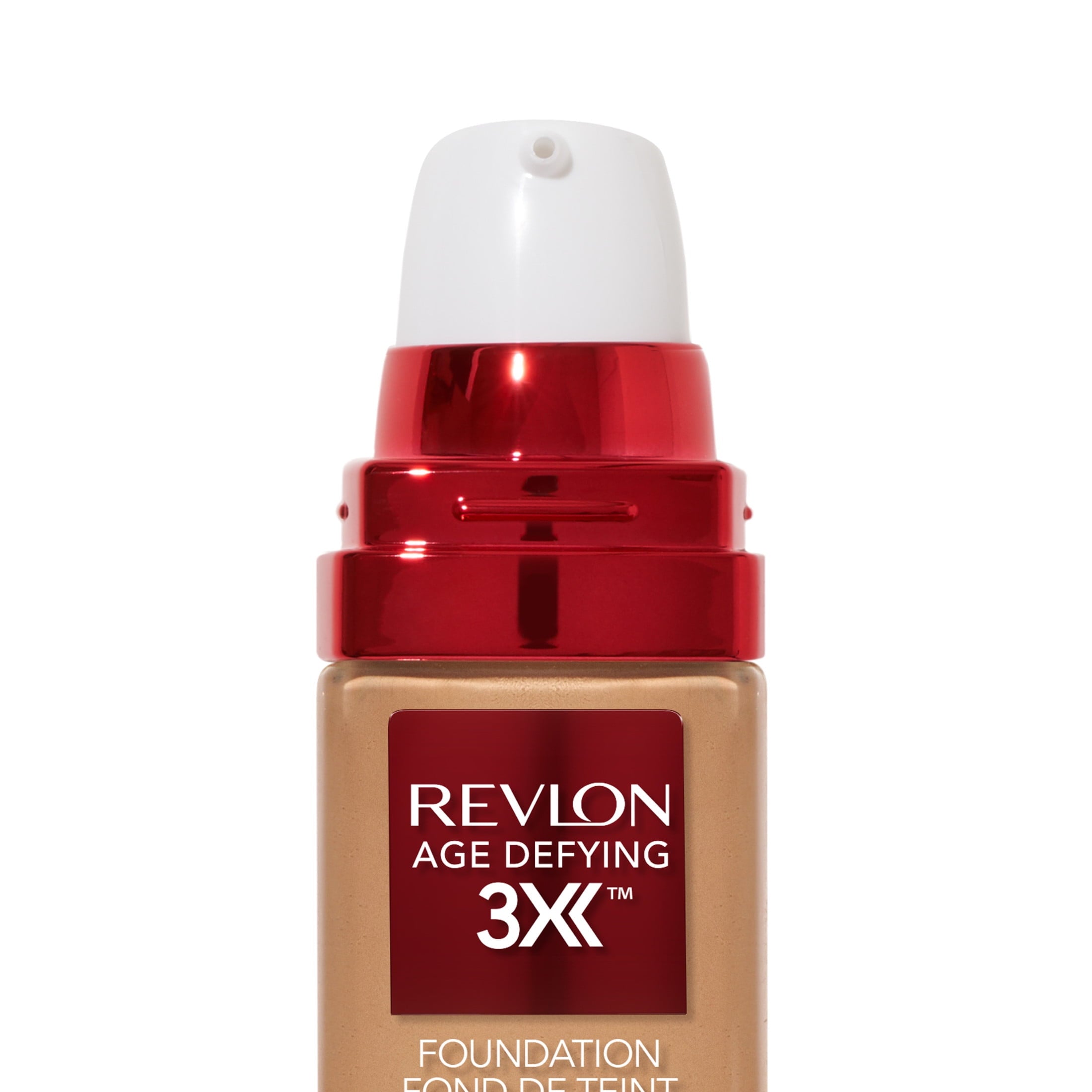 Revlon Age Defying 3X Cream Foundation Makeup, SPF 20, Medium Beige, 1 fl oz