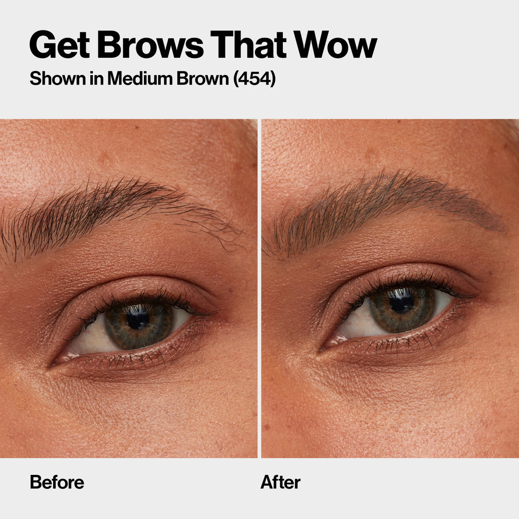 Revlon ColorStay Micro Waterproof and Long Wearing Eyebrow Pencil, 454 Medium Brown, 0.003 oz