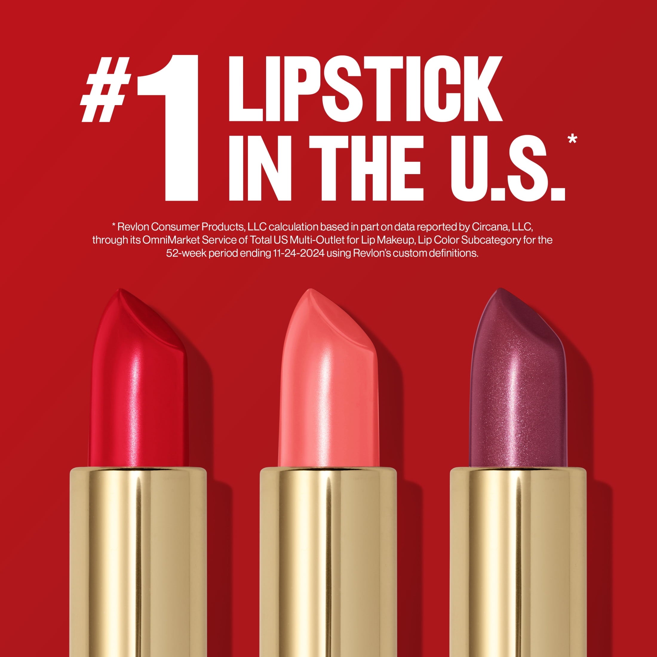 Revlon Super Lustrous Creme Lipstick, Creamy Formula, 725 Love That Red, 0.15 oz