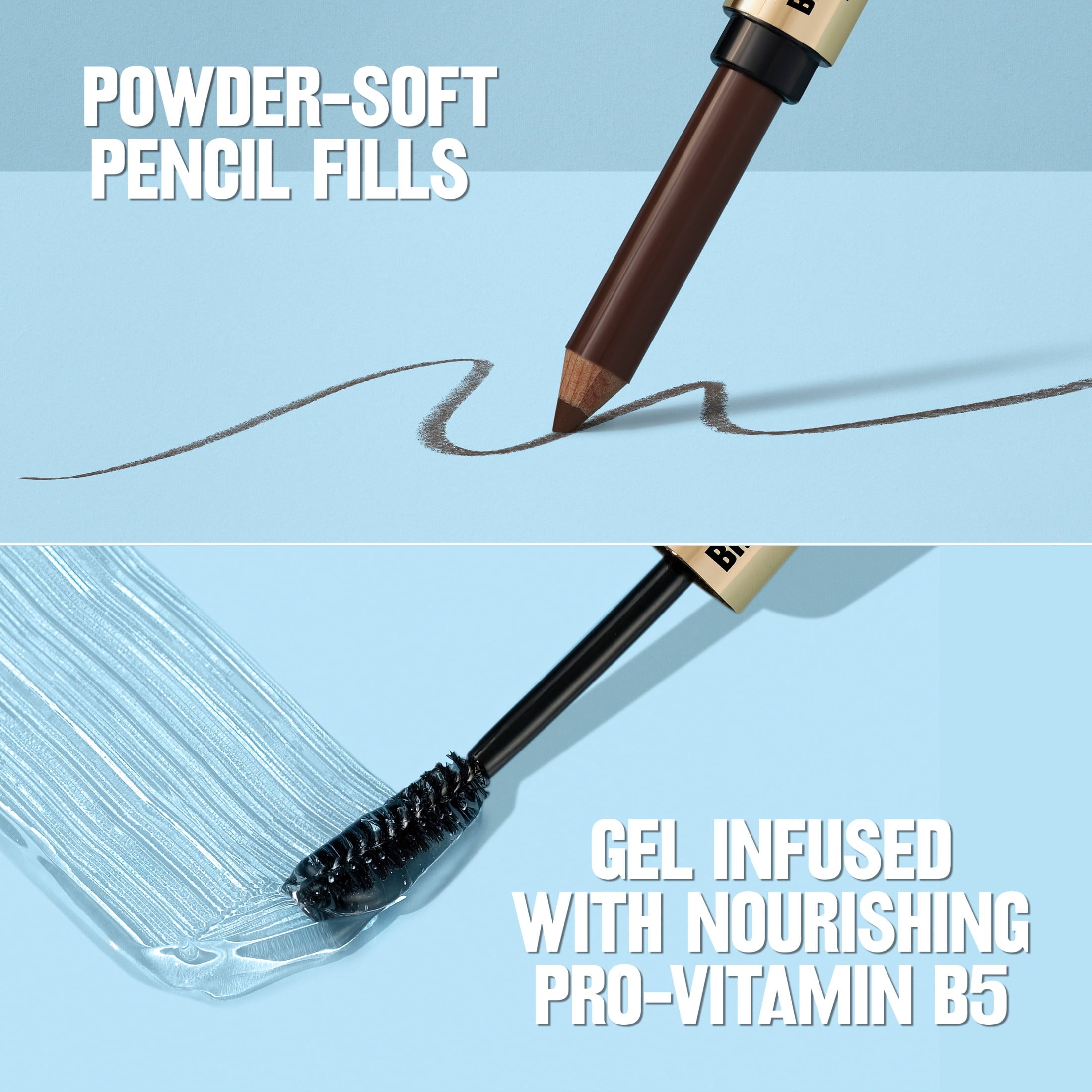 Revlon ColorStay Brow Fantasy, Eyebrow Pencil with Clear Shaping Gel, 001 Ash Blonde