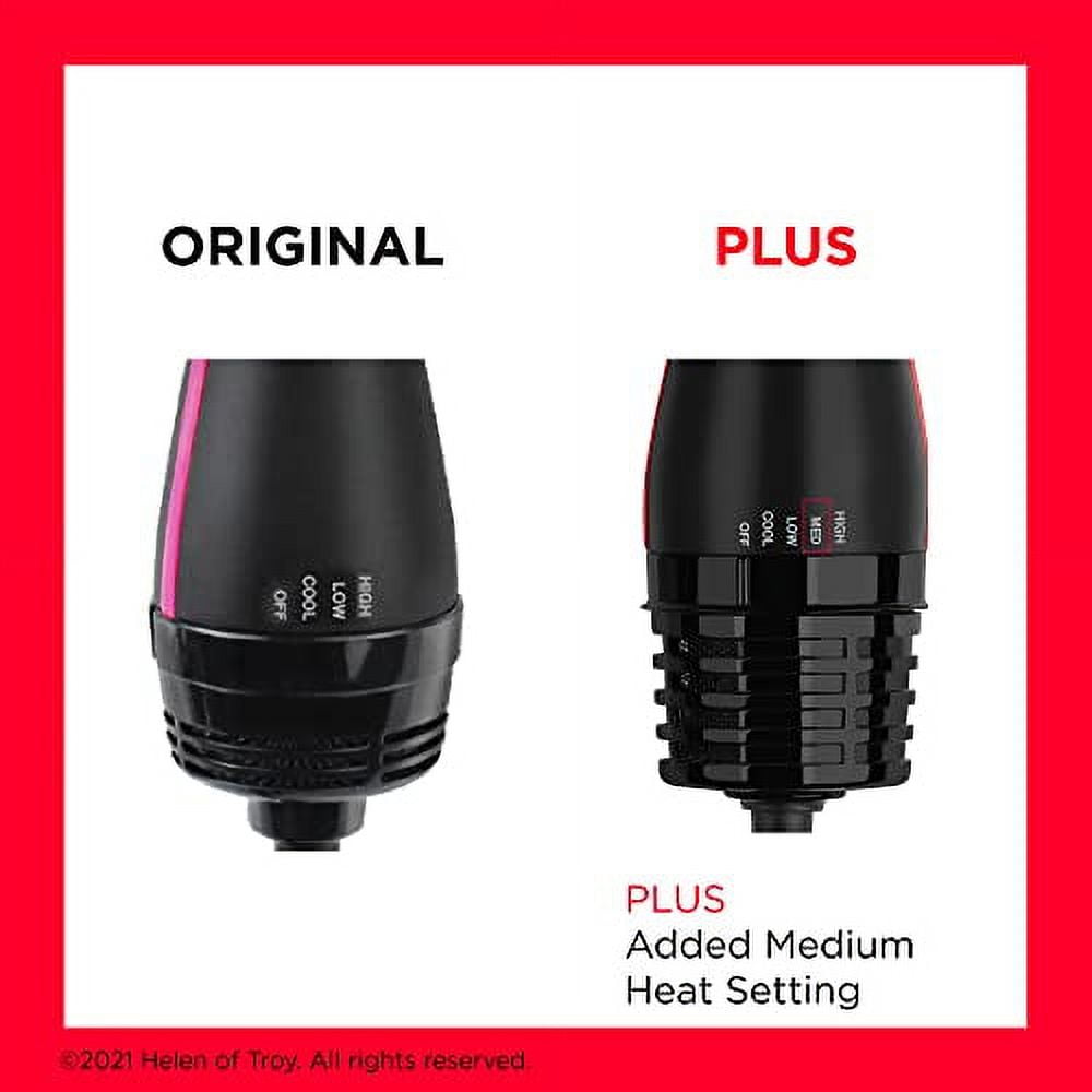 REVLON One-Step Volumizer Enhanced 1.0 Hair Dryer and Hot Air Brush | Now with Improved Motor (Black)