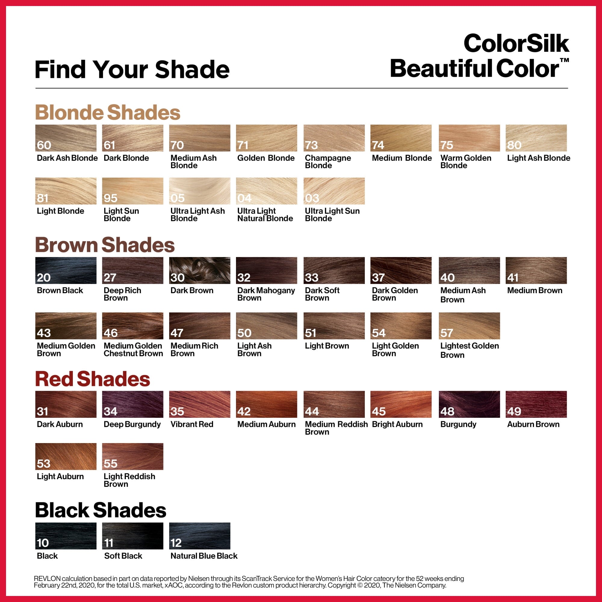 Revlon ColorSilk Beautiful Color Permanent Hair Color, 33 Dark Soft Brown, 1 count