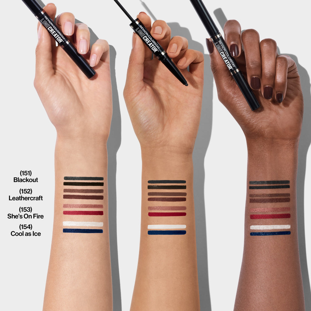 Revlon ColorStay Line Creator Waterproof Eyeliner Pencil, 154 Cool as Ice, 0.004 oz