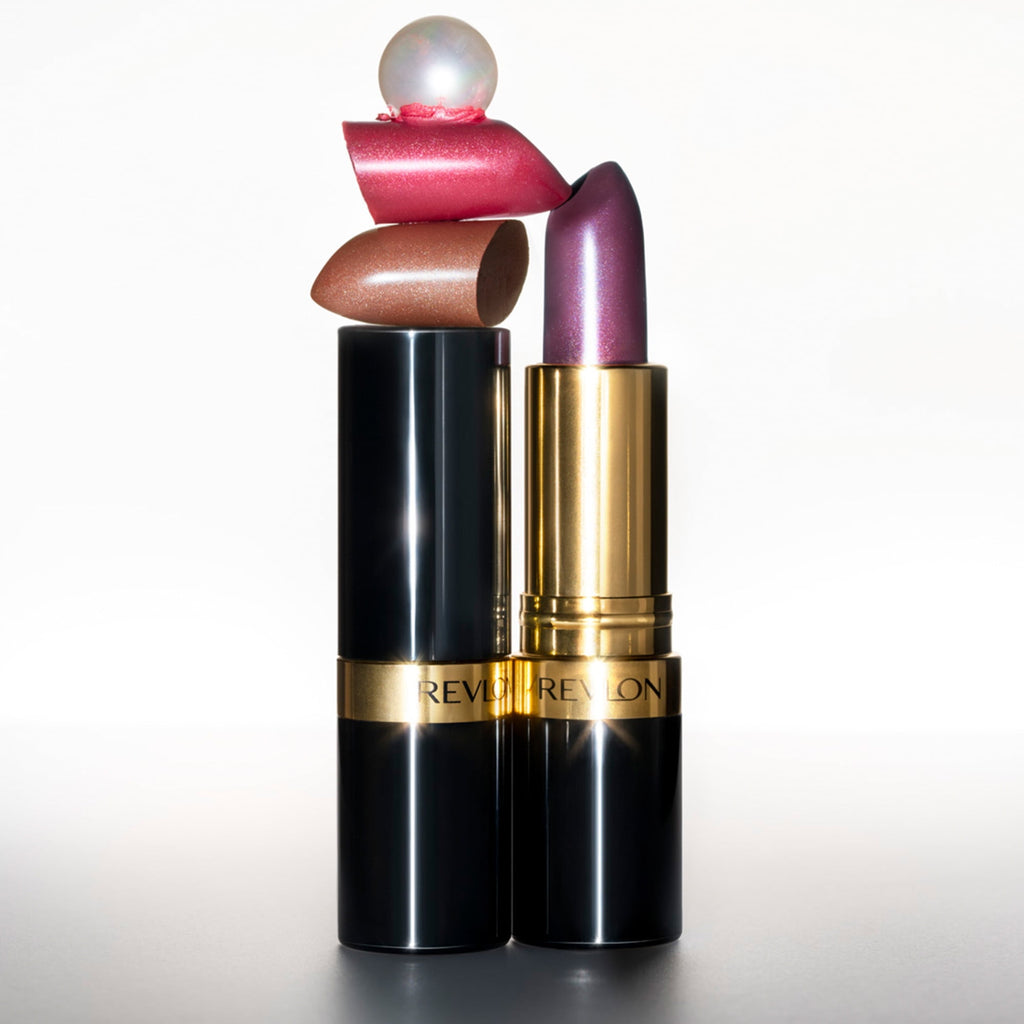 Revlon Super Lustrous Lipstick with Vitamin E and Avocado Oil, Ruby Attitude, 0.15 oz